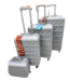 Grey 4piece Suitcases.